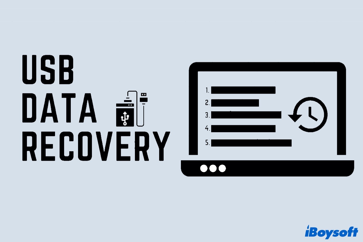 Recuperação de dados USB