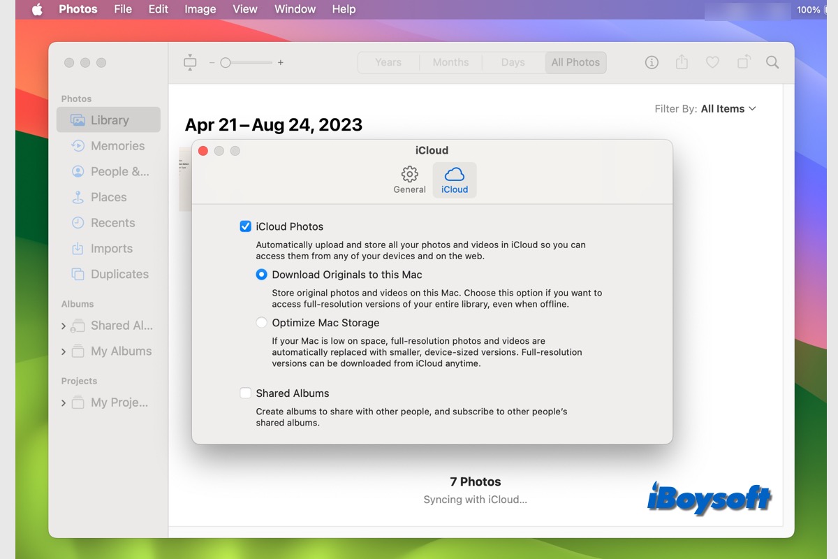 Icloud-Fotos auf externes Laufwerk übertragen