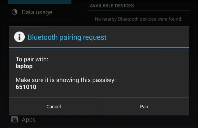 Pair Android with Mac via Bluetooth
