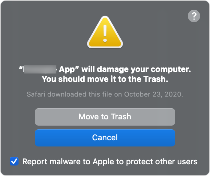 will damage your computer mac
