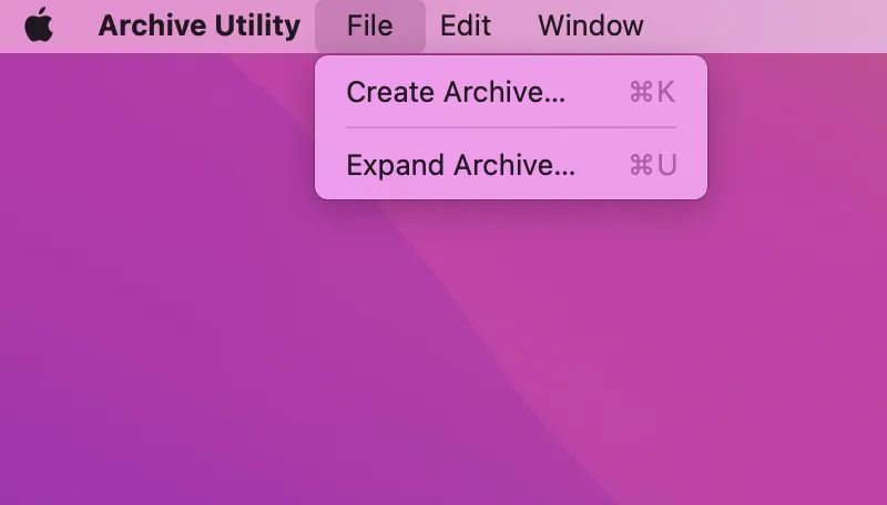 How to use Archive Utility on Mac