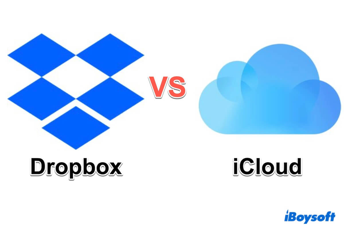 Zusammenfassung von Dropbox vs iCloud