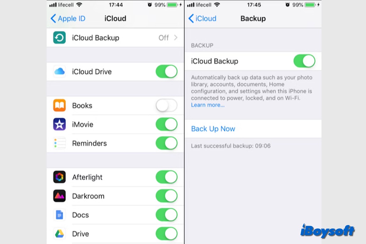 icloud backup