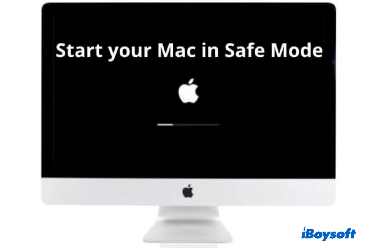 Bootez votre Mac en Mode sans échec