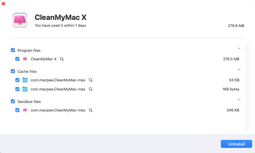 Delete Mac default apps with iBoysoft MagicMenu