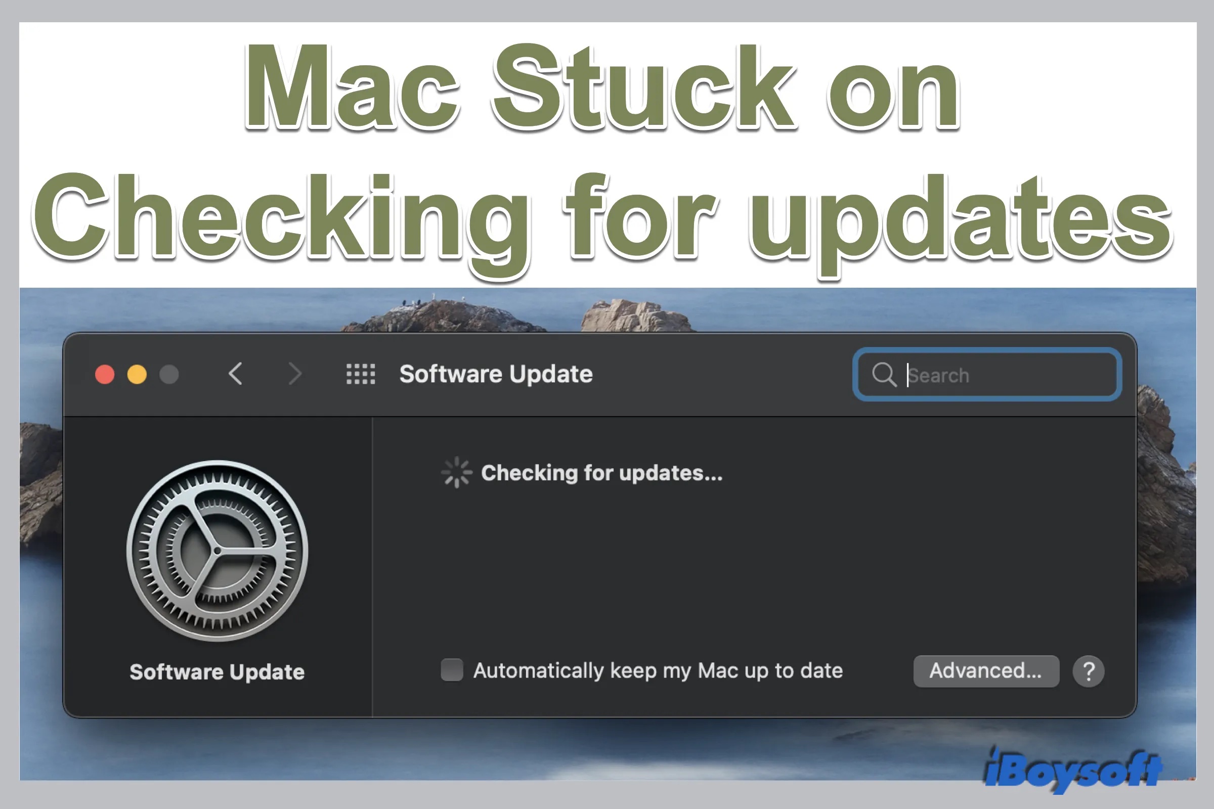 mac bleibt bei Suche nach Updates stecken