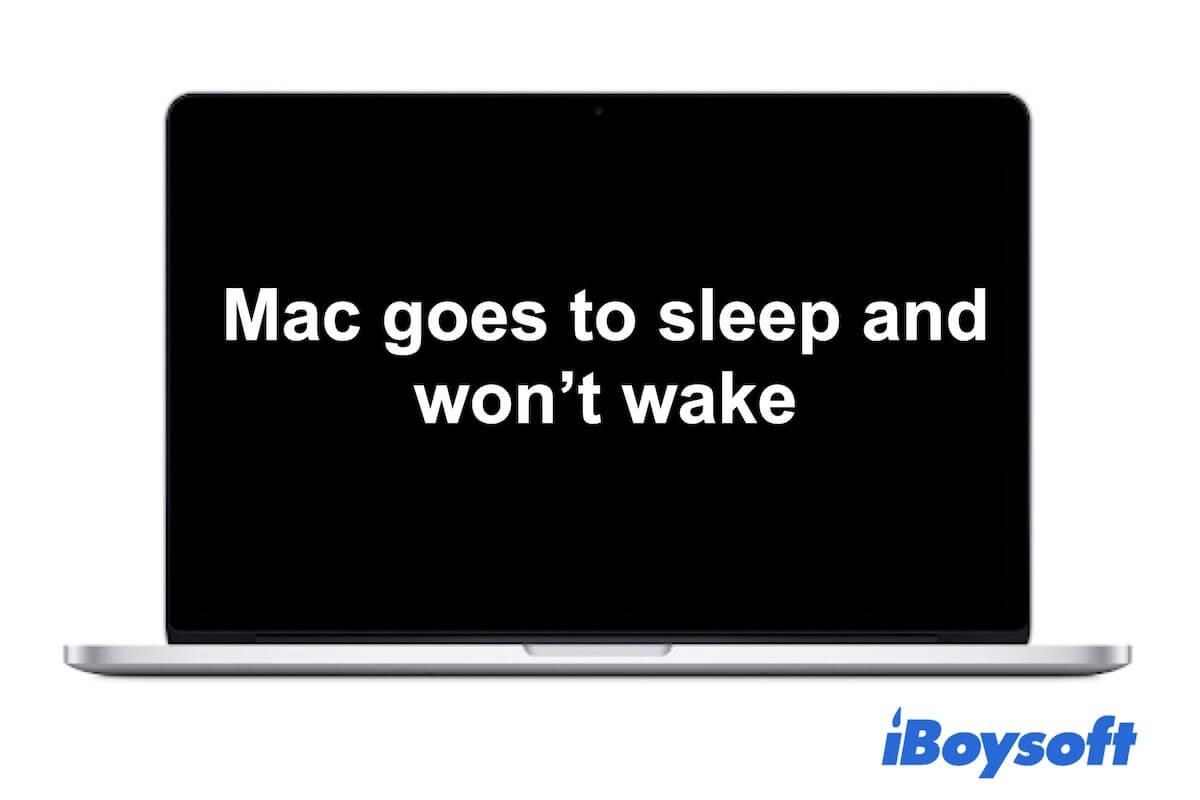 Mac nicht aus dem Ruhezustand aufwacht