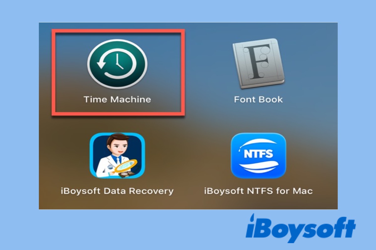 Sicherung und Wiederherstellung von Mac mit Time Machine