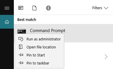 Ejecutar cmd como administrador