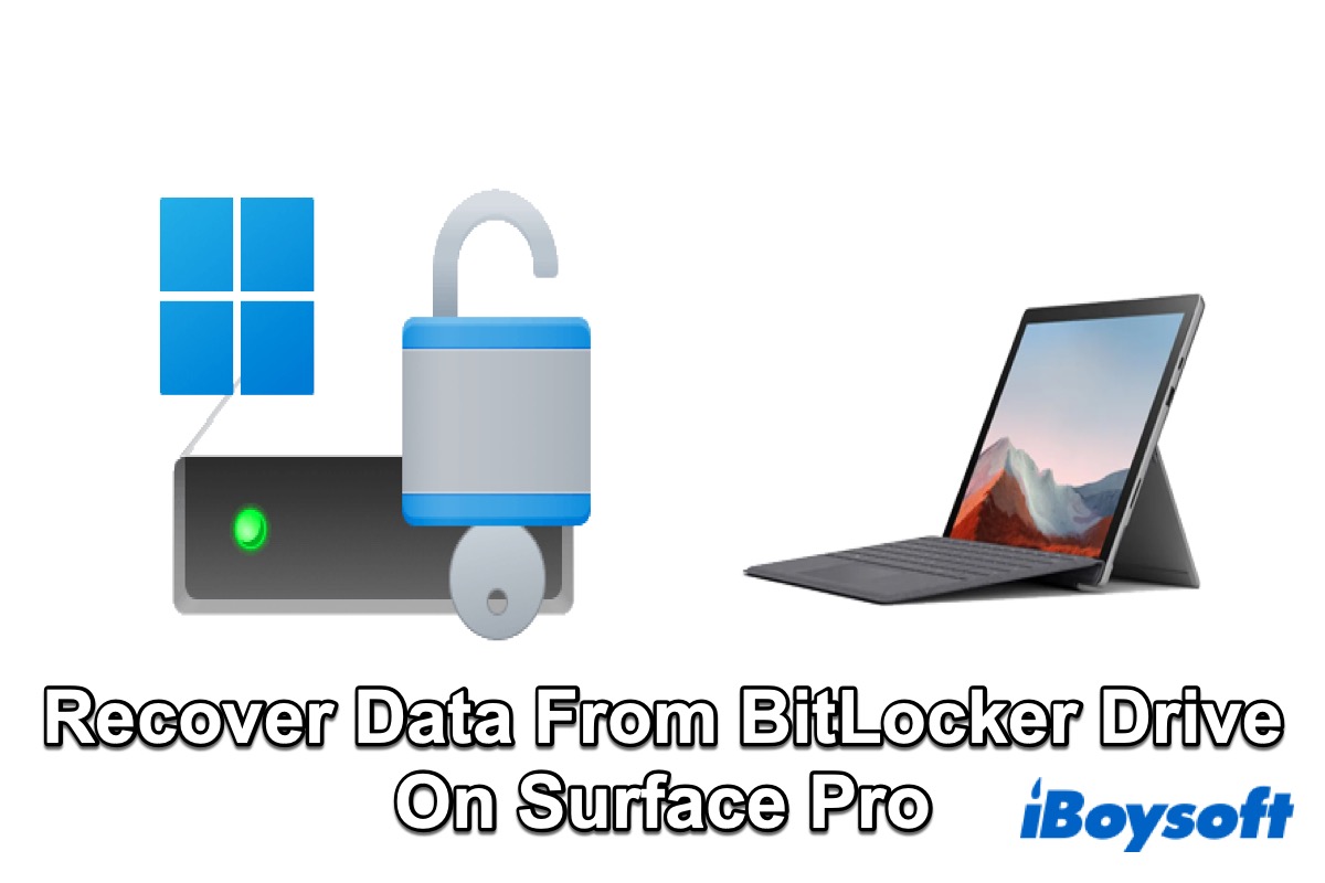 Comment récupérer des données depuis un lecteur BitLocker sur Surface Pro