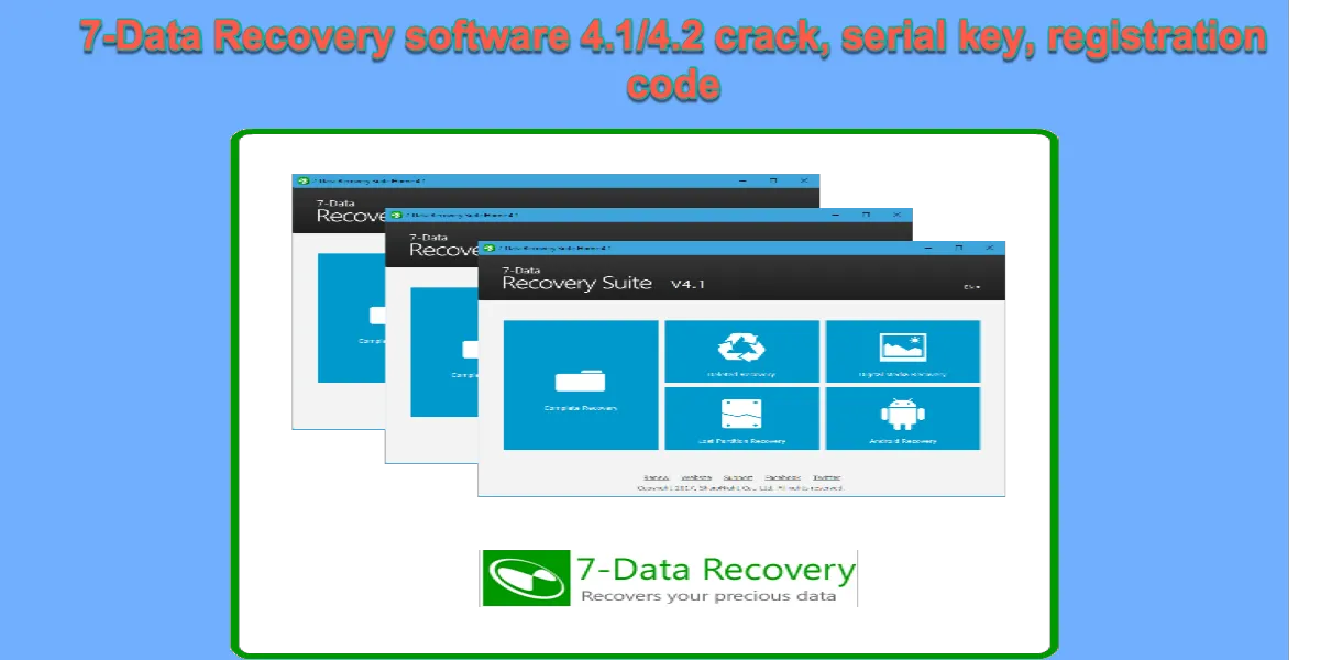 7 Data Recovery 4 1 serial key