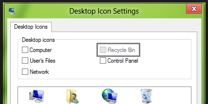 The Empty Recycle Bin option is grayed out on your PC
