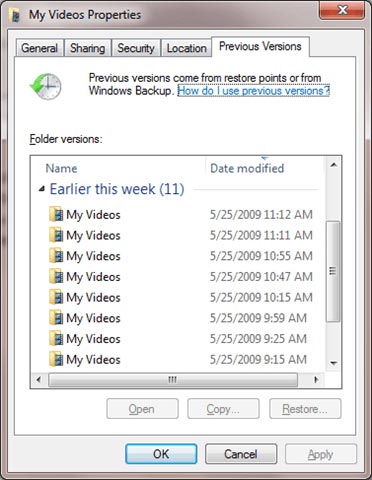 Windowsで削除されたファイルを回復