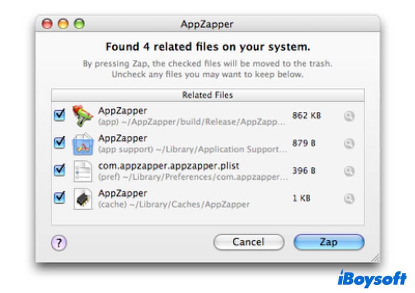 Meilleur désinstallateur Mac AppZapper