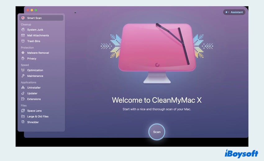 Melhor desinstalador de Mac CleanMyMac X