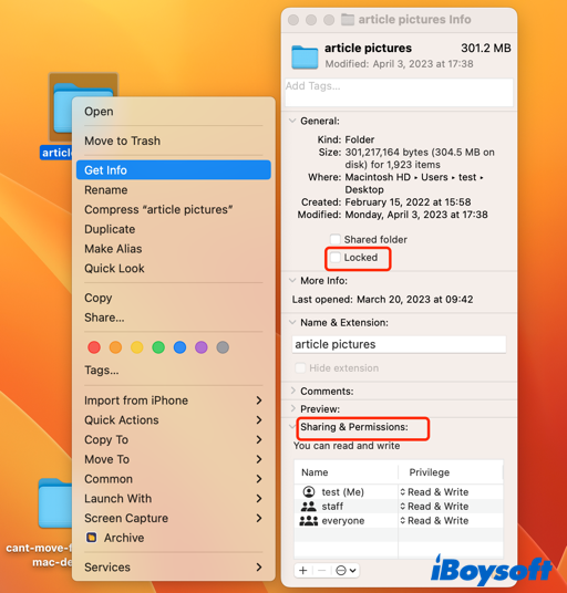cambiar permisos en mac