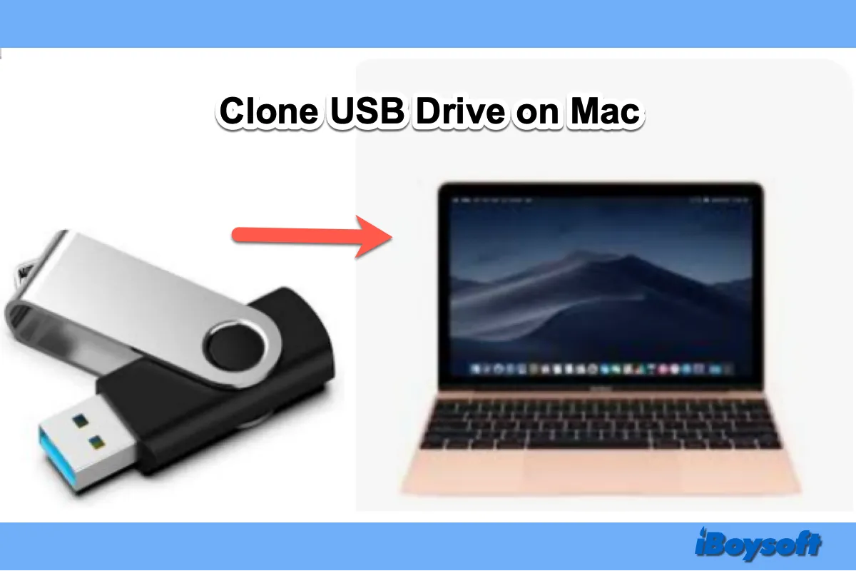 clone usb drive on mac