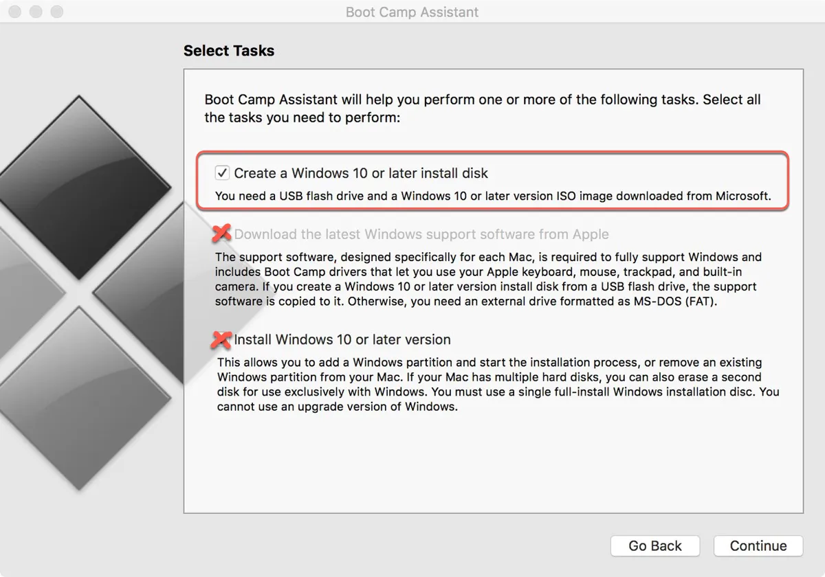 Create Windows 11 installation media on Mac