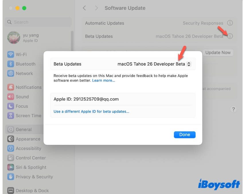download macOS Tahoe Developer Beta