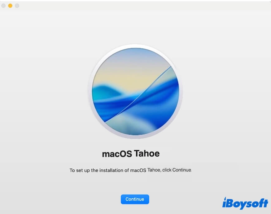 install macOS Tahoe on Mac