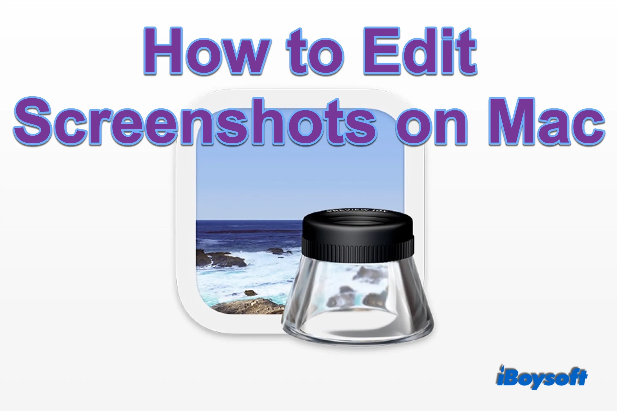 edit screenshots on Mac