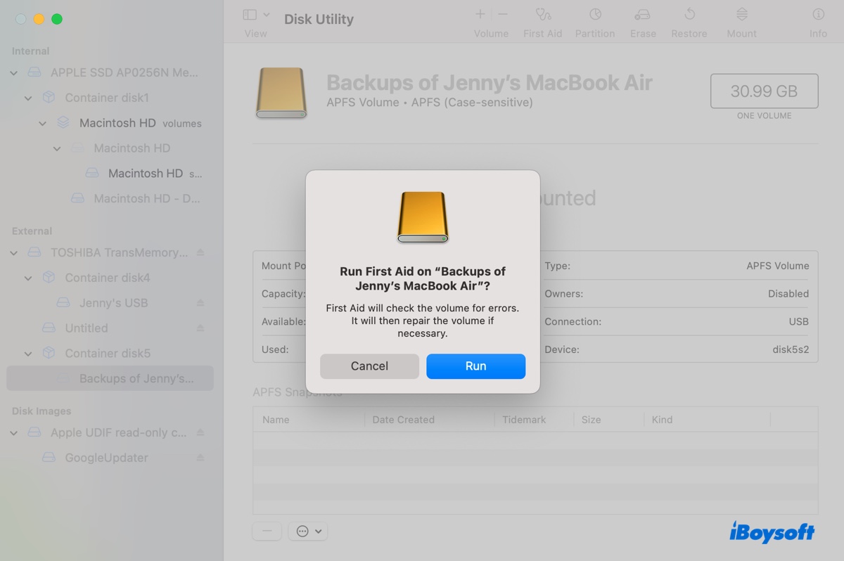 Repair external hard drives that keep disconnecting on macOS Sonoma