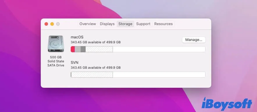 verificar e gerenciar espaço de armazenamento no Mac