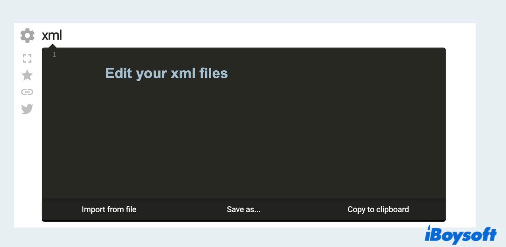 como criar arquivos XML no Mac com editores XML online