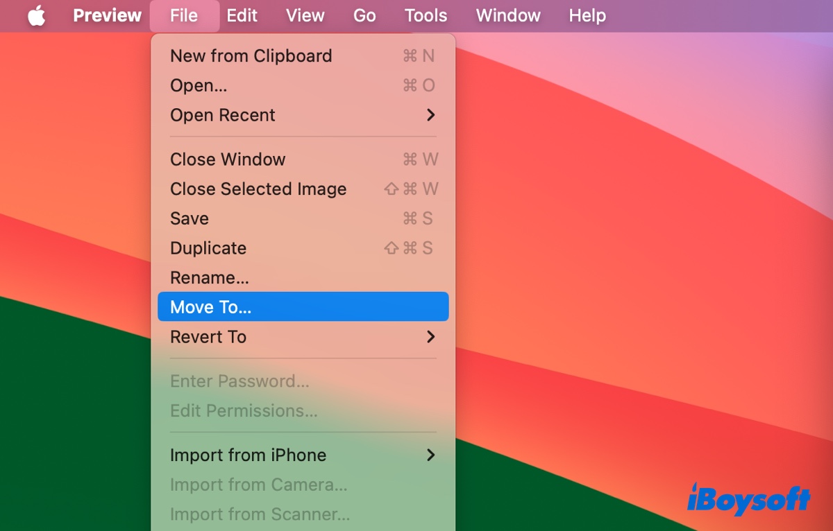 Wie man Dateien auf Mac öffnet und an einem anderen Ort speichert
