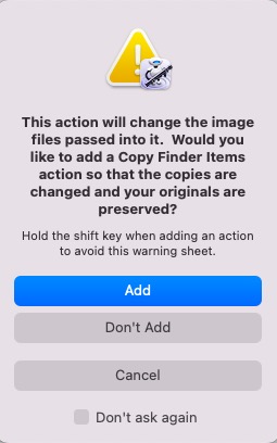 Como redimensionar uma imagem no Automator no Mac