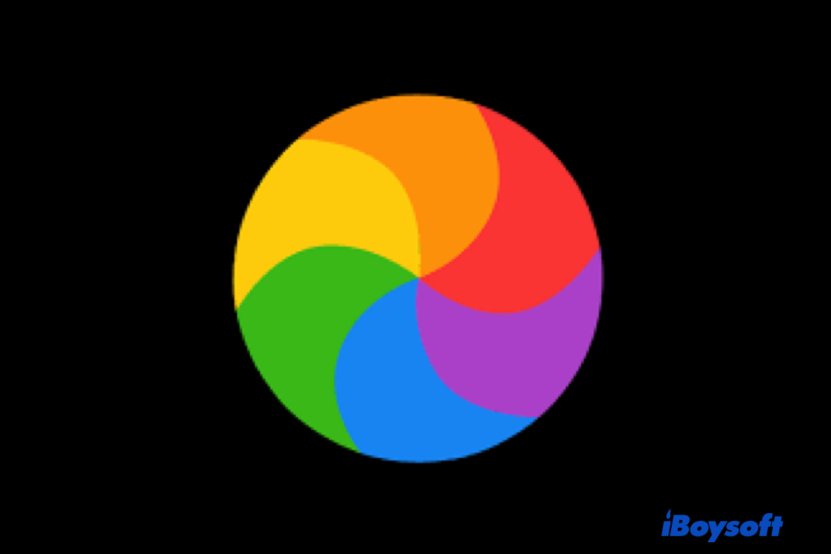 how to stop spinning wheel on mac