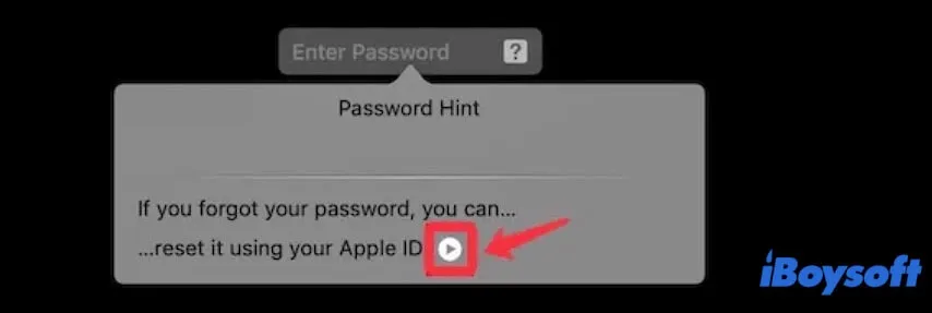 Passwort mit Apple ID zurücksetzen