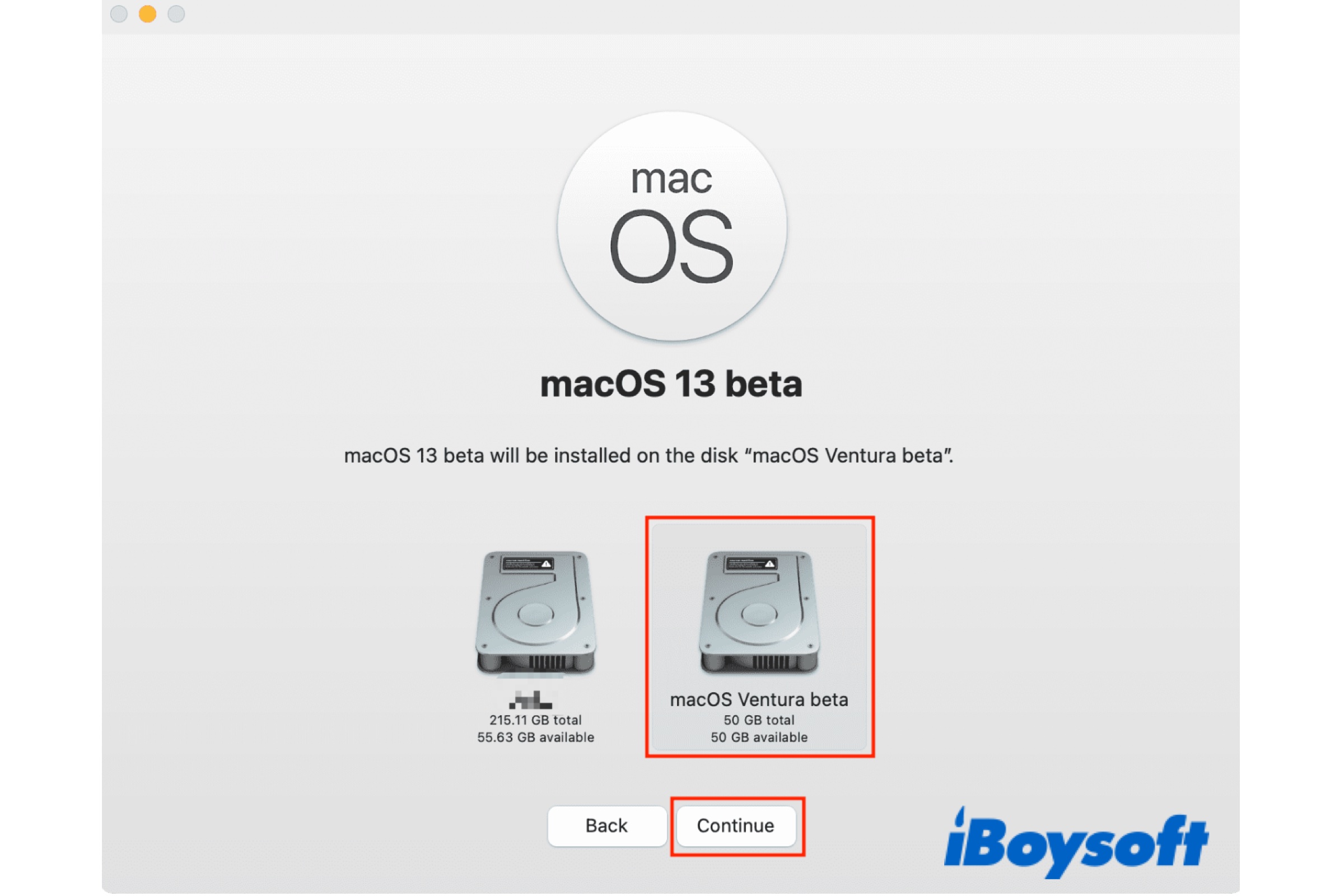 install macOS on a separate APFS volume