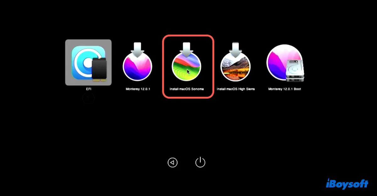 Iniciar o seu Mac não suportado com o instalador macOS Sonoma
