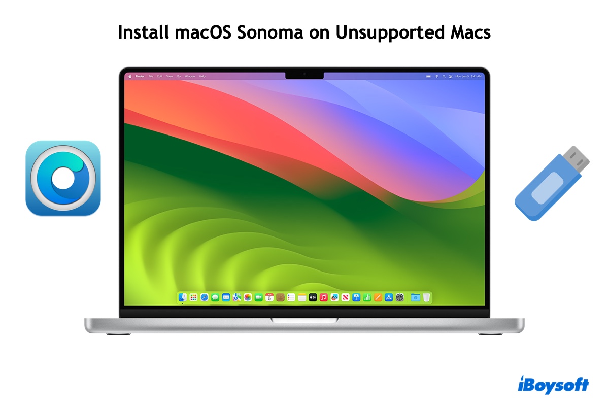 Comment installer macOS Sonoma sur des Mac non pris en charge