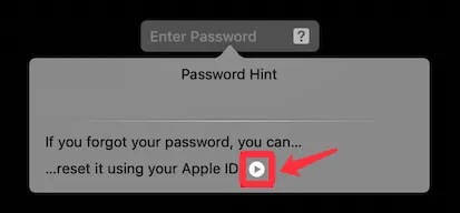 Restablecer tu contraseña olvidada de Mac con tu ID de Apple