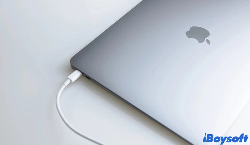 起動しないMacBookを充電する