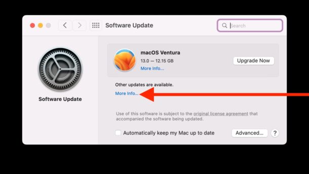 Aktualisieren Sie Ihren Mac auf macOS Ventura im abgesicherten Modus