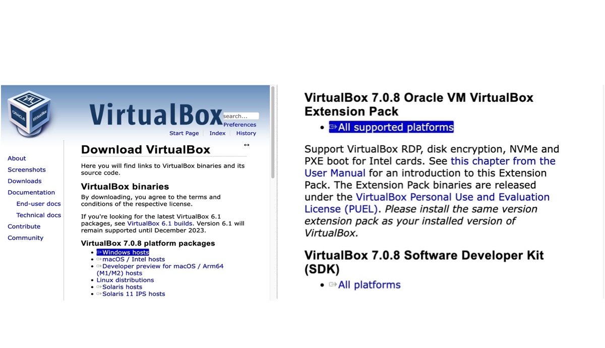 VirtualBox auf Ihrem Windows-PC herunterladen