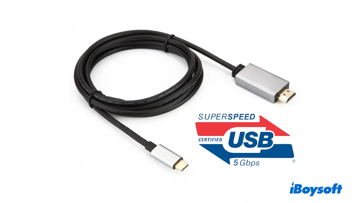 Use a certified SuperSpeed plus cable