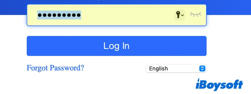 log in your network service website
