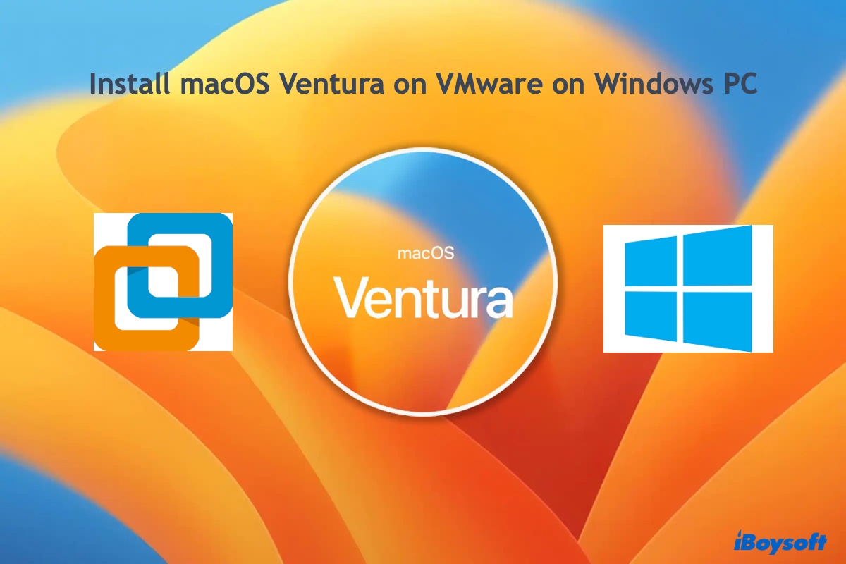 macOS Ventura VMware