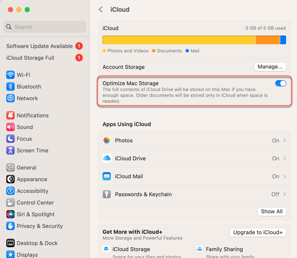 Deaktivieren Sie die Option