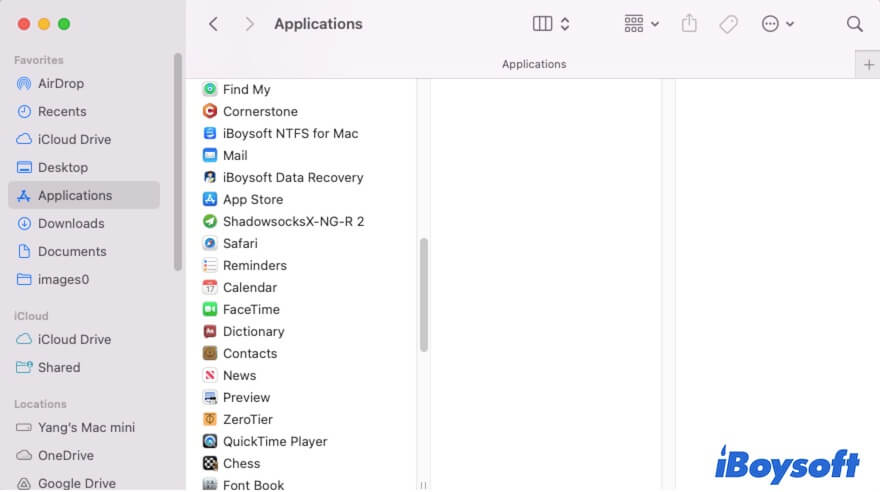 uninstall useless apps in Finder