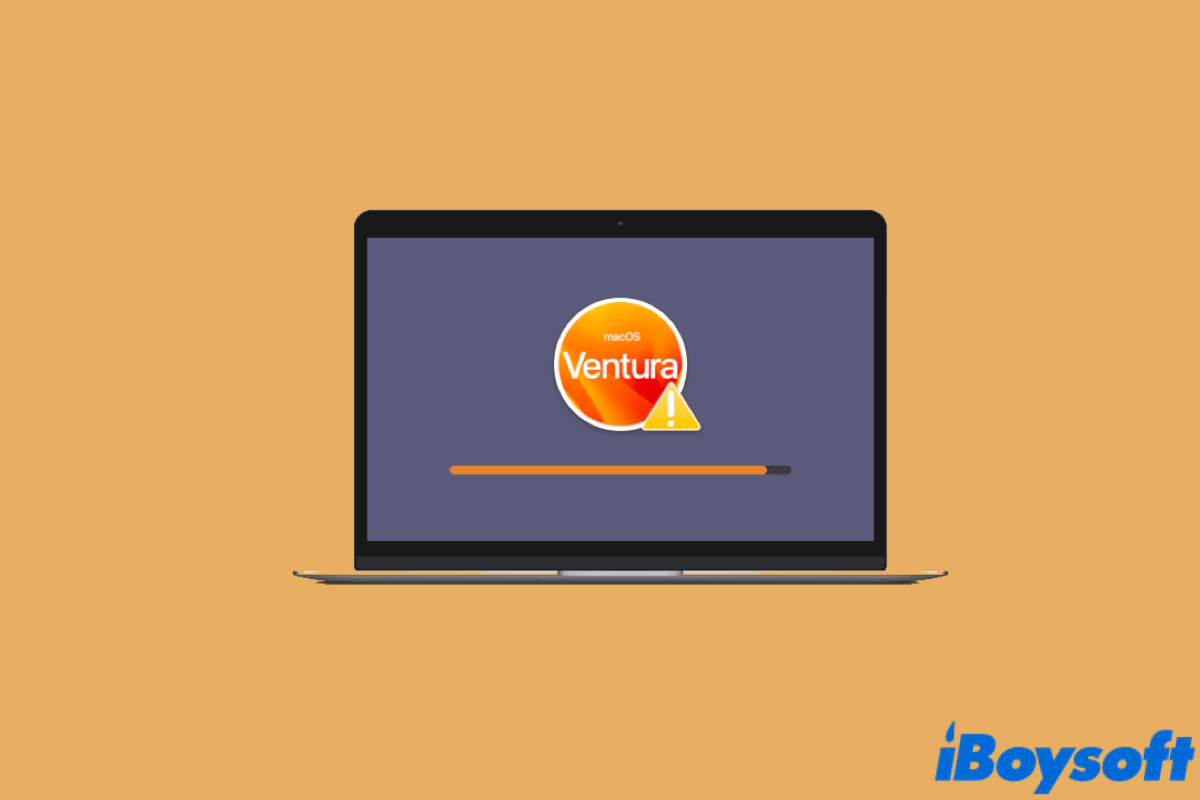 pas assez d'espace pour installer Ventura