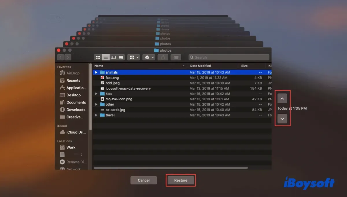 Dateien von externer Festplatte mit Time Machine-Backups wiederherstellen