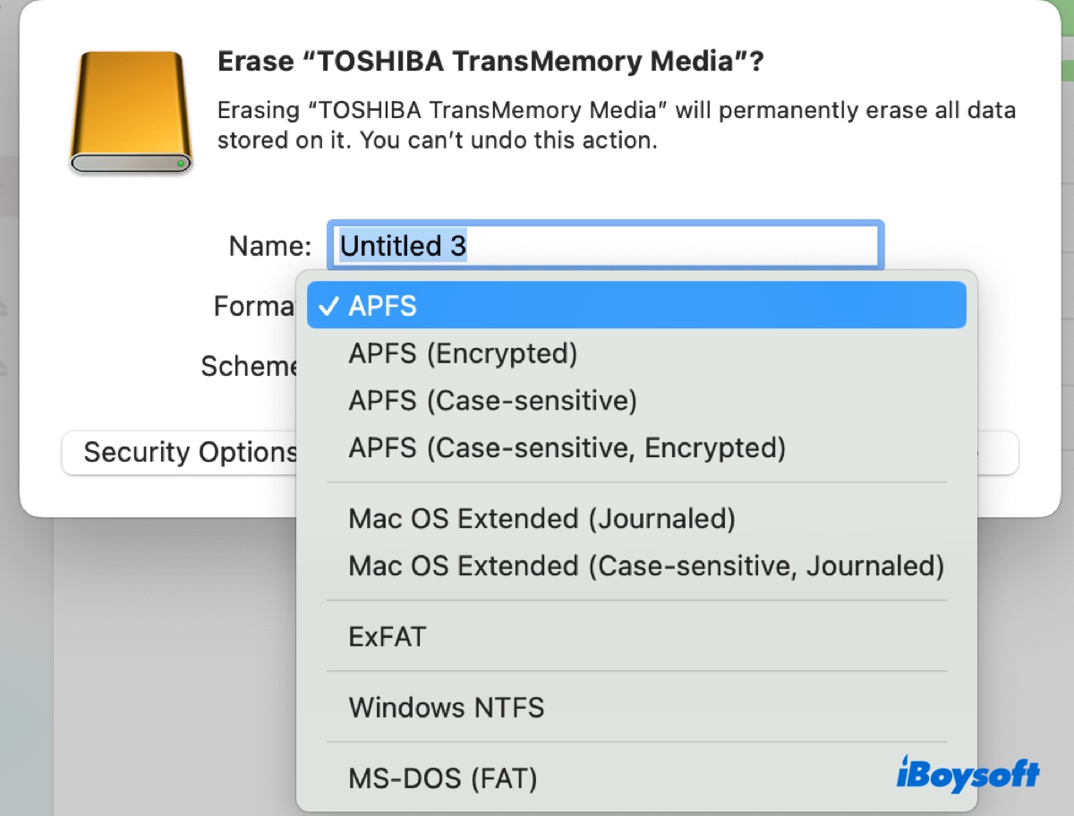Bestes Format für externe Festplatten auf dem Mac