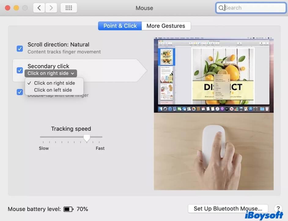 Rechtsklick auf dem Mac mit Maus aktivieren