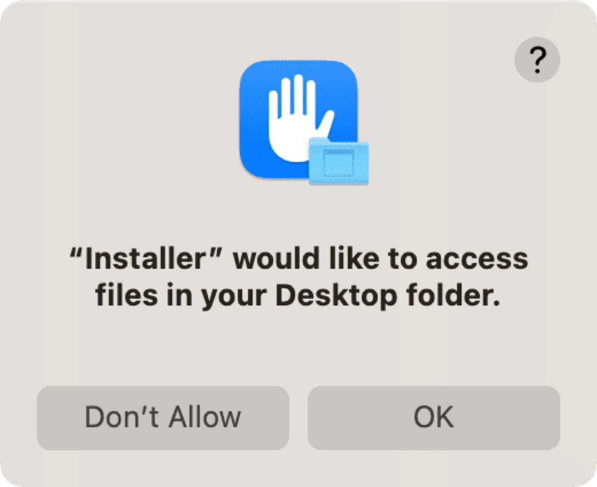 Move o arquivo de instalação