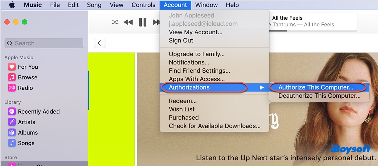 Como resolver o problema de autorização deste computador no Mac